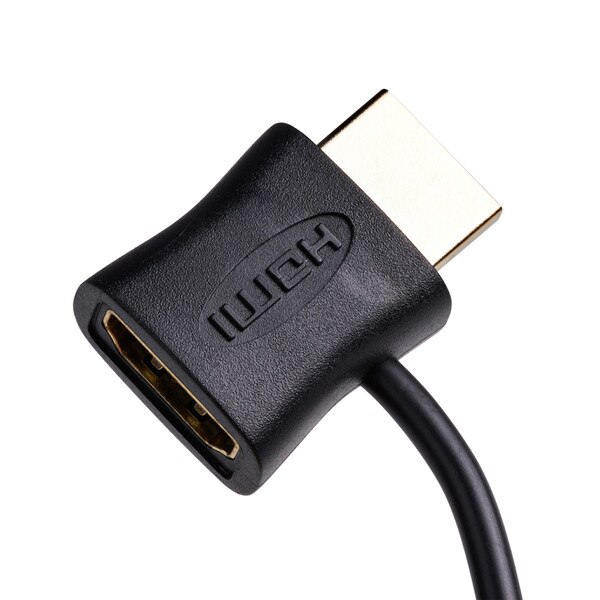 close-up of HDMI part of injector